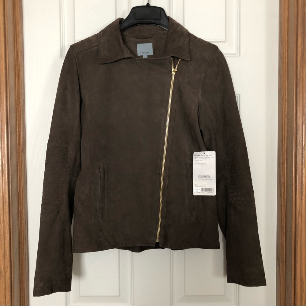 Women’s Athleta Suede Jacket NWT